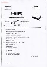 Service Manual-Anleitung für Philips AG 2100, Mignon 