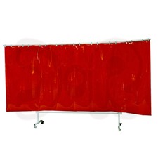 Stellwand 375 cm breit rot
