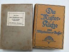 Die Muster-Küche - Kochbuch von Wilhelmine v. Besser 1912 Rezepte in Schuber