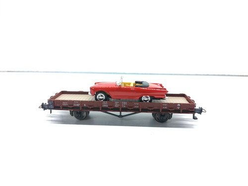 Roco flachwagen mit - h0, ladung