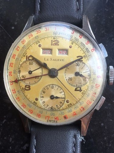 Rare vintage lesaleve valjoux - rare,