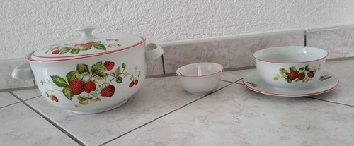 Epiag porzellan set erdbeere - "epiag",