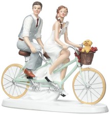 Radelndes brautpaar figur für - radelndes,