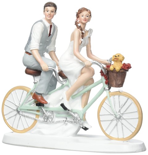 Radelndes brautpaar figur für - brautpaar,