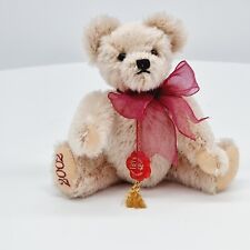 Hermann Original Teddybär mit Schleife 15 cm Hirschaid Jahr 2002