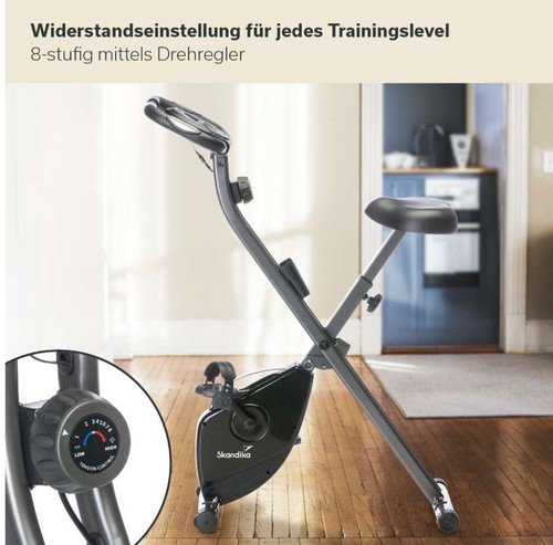 Ergometer schwarz skandika - ergometer,