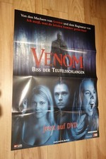Altes Plakat Kino Video Film A1 VENOM Biss der Teufelsschlangen