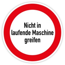 Aufkleber Verbotszeichen