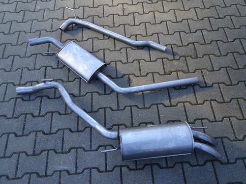 Edelstahl auspuff für - edelstahl, vw