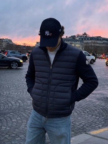 Moncler strick daunenjacke - moncler, strick-daunenjacke