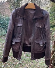 Lederjacke ° dunkelbraun °