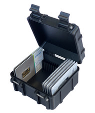 Edelmetallbarren Testkarte Aufbewahrungsbox Etui für 20 Gold Silber