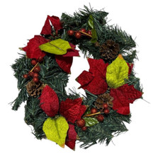 Weihnachtskranz hinten