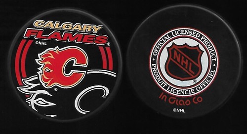 Eishockey puck calgary flames - eishockey,