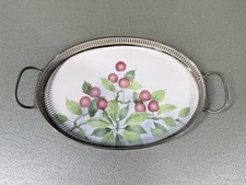 Vintage Porzellan Tablett mit