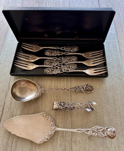 Rosenbesteck tlg versilbert - rosenbesteck,