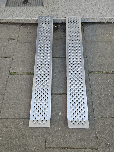 Alu auffahrrampe 150 cm - alu,