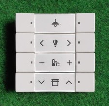 Busch-Jäger Tastsensor 6127/01-84 Studioweiß 4fach KNX EIB InstaBus