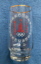 Glas ++ Olympia Moskau 1980 ++ Sowjetunion Bierglas ++ DDR