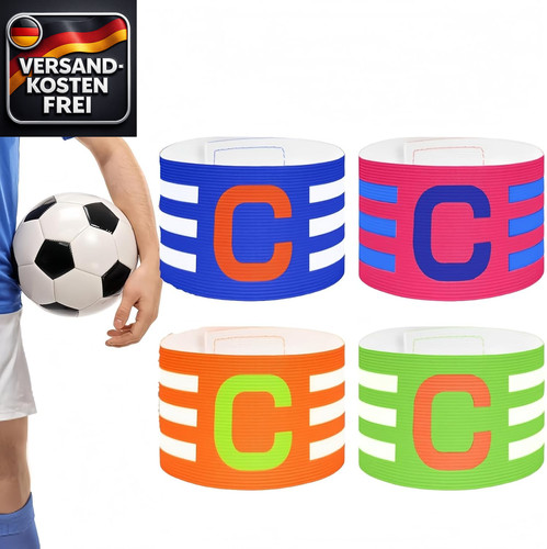 Fußball armbinde 4er set - fußball,