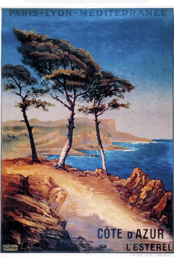 Poster esterel cote azur - d,