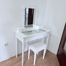 Weiß schminktisch mit - schminktisch,
