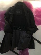 Herren Lederjacke Bugatti "Outlast" schwarz, 100% Lamm-Nubukato -Gr. 52? s.Maße