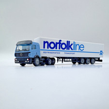 Mercedes SK LKW mit Auflieger "Norfolkline" Maßstab 1/87 (H0)