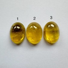Sonnengelbe Turmalin Cabochon 3