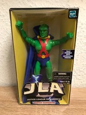 DC Comics JLA Martian Manhunter 9" Action Figur Mego Style Hasbro 1999