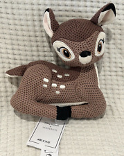 DISNEY x SANDERSON x H&M BAMBI BABY GESTRICKTE BAUMWOLLE RASSEL SPIELZEUG - NEU