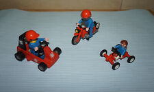Playmobil Gokart Kart Kettcar Seifenkiste Kind Junge Motorrad Biker Vintage