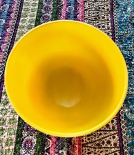 Kristallklangschale Gelb