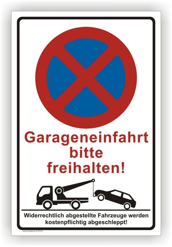 Garageneinfahrt bitte