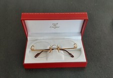 Cartier Paris Vintage Damenbrille, optisches Glas, rahmenlos