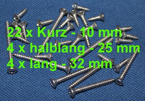 Mercedes schrauben senkkopf - schrauben,
