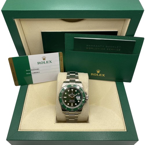 Rolex submariner 116610lv hulk - rolex,