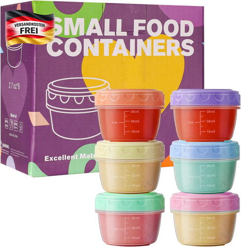 Kleine plastikdosen set - plastikdosen, 80ml