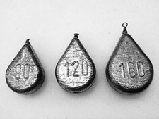 2er/3er Pack 30-160gr Karpfenblei, Grundblei, Flachblei,