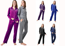 Damen Hausanzug Samt Anzug Sportanzug Freizeitanzug Trainingsanzug  S-XL