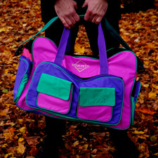 Vintage Bunte Große Sporttasche 80er 90er Reisetasche Trainingstasche Turnbeutel