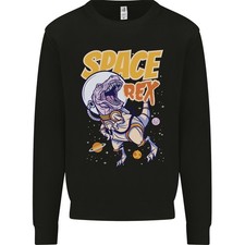 Raum T-Rex Dino Astronaut Kinder Sweatshirt Pullover