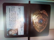 Miami Vice Ausweis Sonny Crockett ID Card Badge Holster