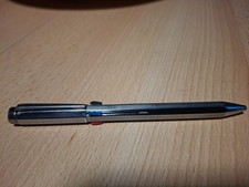 Alte Kugelschreiber 4 Farben, Silberfarben