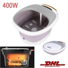 Fußbad Fußmassagegerät faltbar Fußbadewanne Elektrisch Heizung Fußmassagebecken