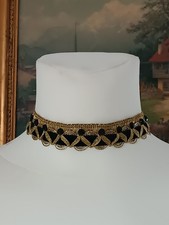 Kette Historischer Stil Modeschmuck Barock Gold Halskette Choker Halsband Royal 