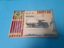 KFZ BAUPLAN MULAG SUBVENTIONS-LKW  PGH HAWEGE