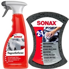 SONAX Flugrostentferner 500 ml & SONAX 2 in 1 Multischwamm