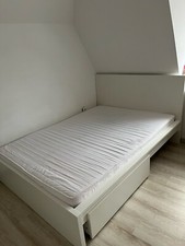 malm bett 140x200 weiß