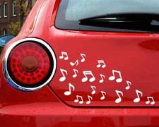Musiknoten Aufkleber Musik 18